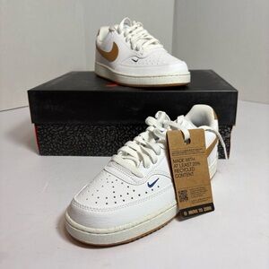 Nike Court Vision Low Next Nature White Brown Gum Men’s 9 New